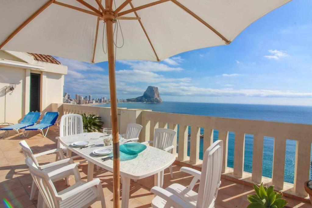Apartamento Con Piscina - Anfiteatro Кальпе Экстерьер фото